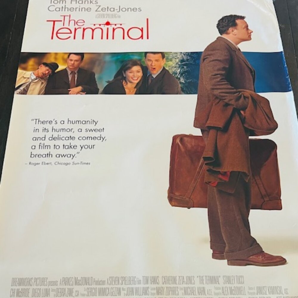 Movie Theater Cinema Poster Lobby Card 2004 The Terminal Tom Hanks Zeta Jones
